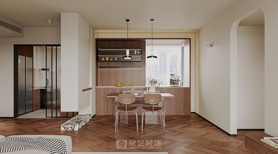 暖棕雅調(diào)，藏露有致的精致居境