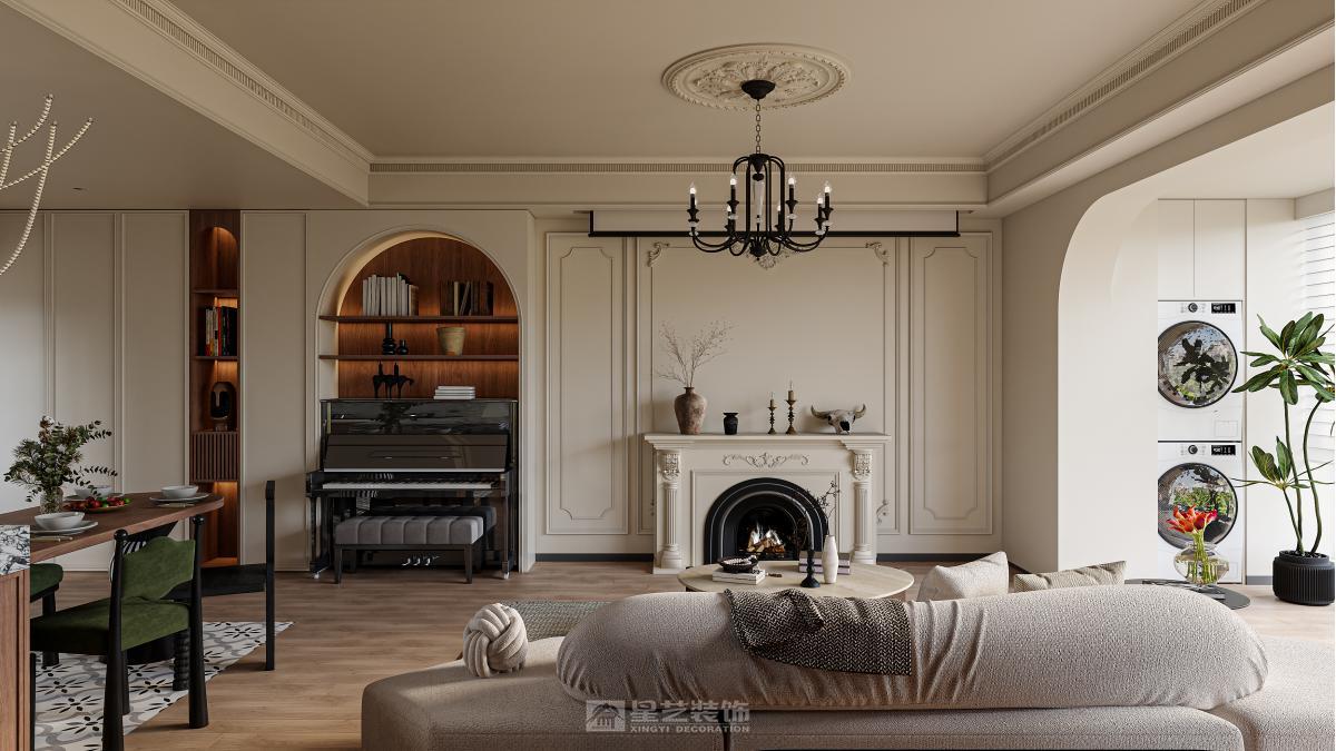 法式中古風(fēng)大平層